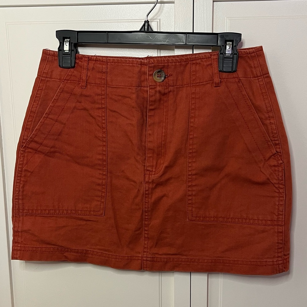 Forever21 Burnt Orange Mini Skirt